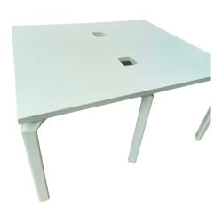 Table de reunion modulable minimum 120x140 cm